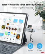 Lector de tarjetas USB C y USB 3.0 a SD/MicroSD | UHS-I | PÍXEL