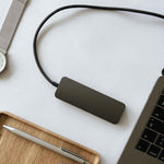 Концентратор USB-C (5 в 1) | 4*USB-C+PD | Уфлэт