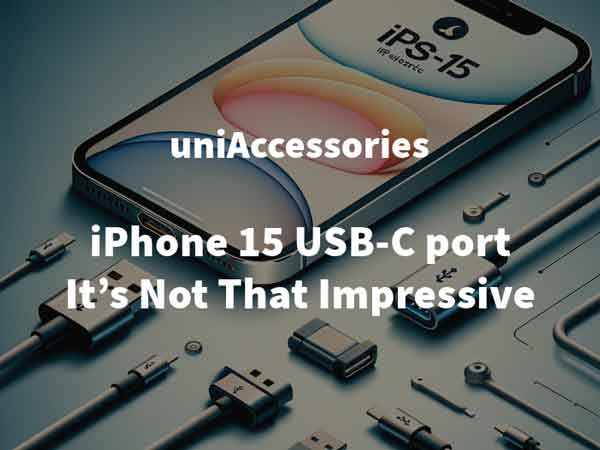 iPhone 15 USB-C port: It’s Not That Impressive