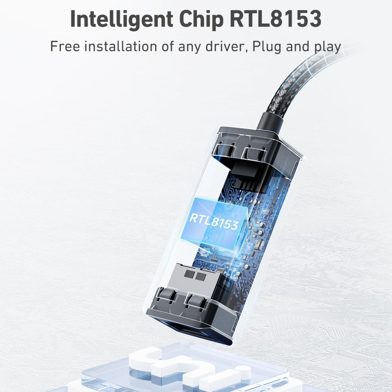 Адаптер USB-A к Ethernet 1G | БЫСТРЫЙ