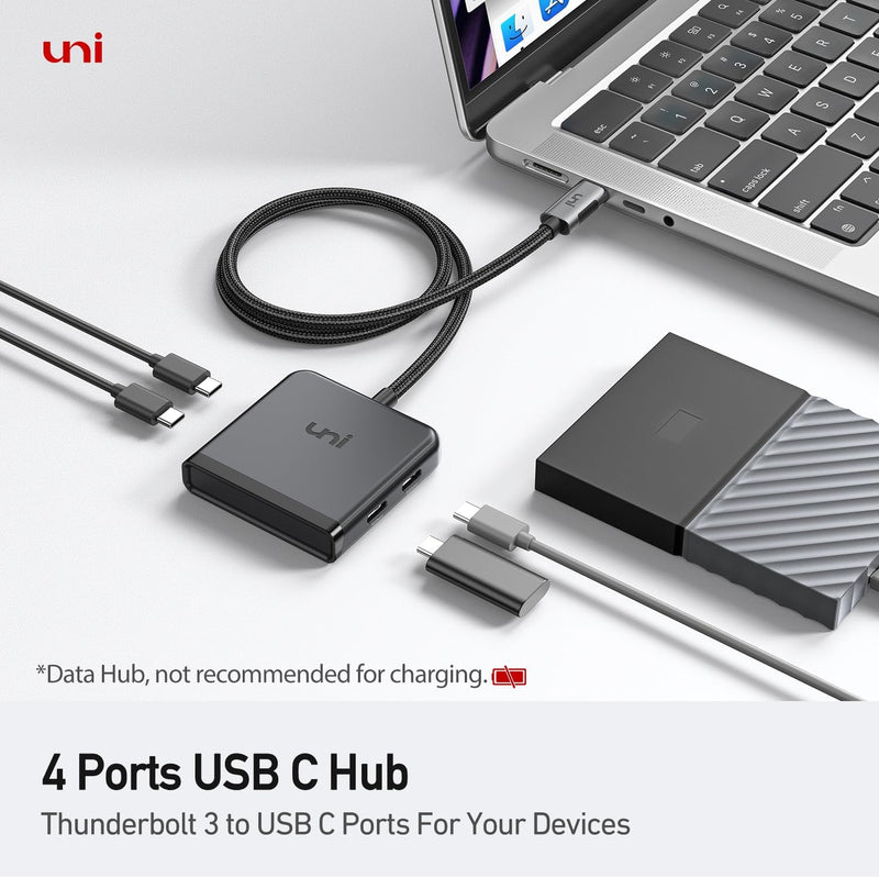 USB C to 4 USB C Hub｜4 x USB C NO Charging