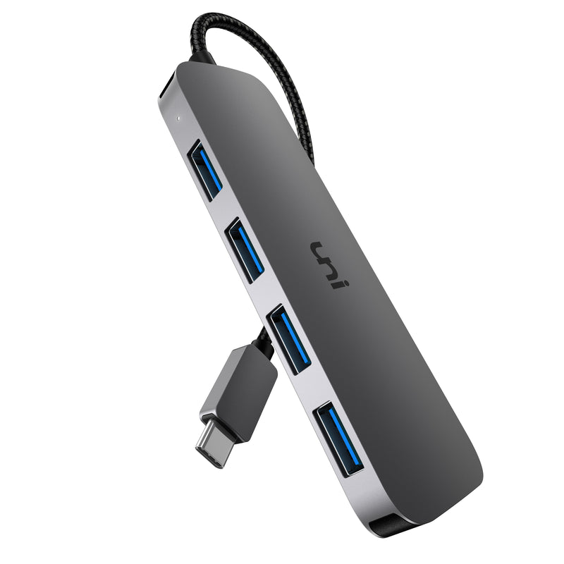 Concentrador USB-C (4 en 1) | USB 3.0 | plano