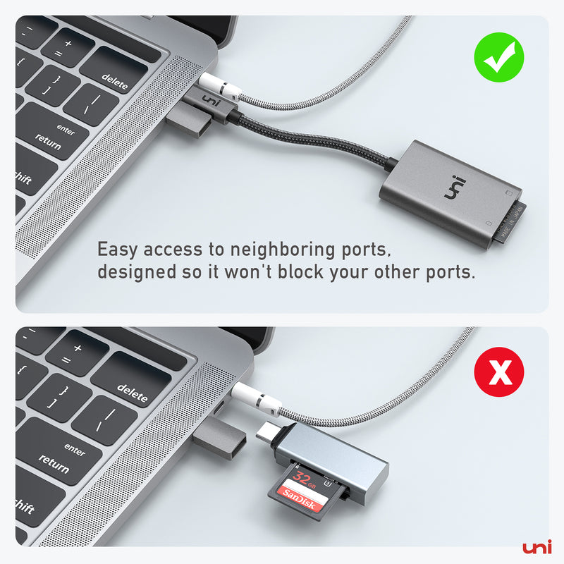 USB-C-zu-SD-/MicroSD-Kartenleser | UHS-I | PIXEL