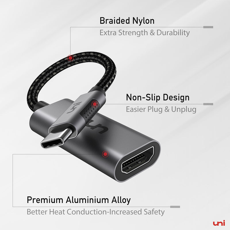 USB-C-zu-HDMI-Adapter 4K | BILDSCHIRM ++