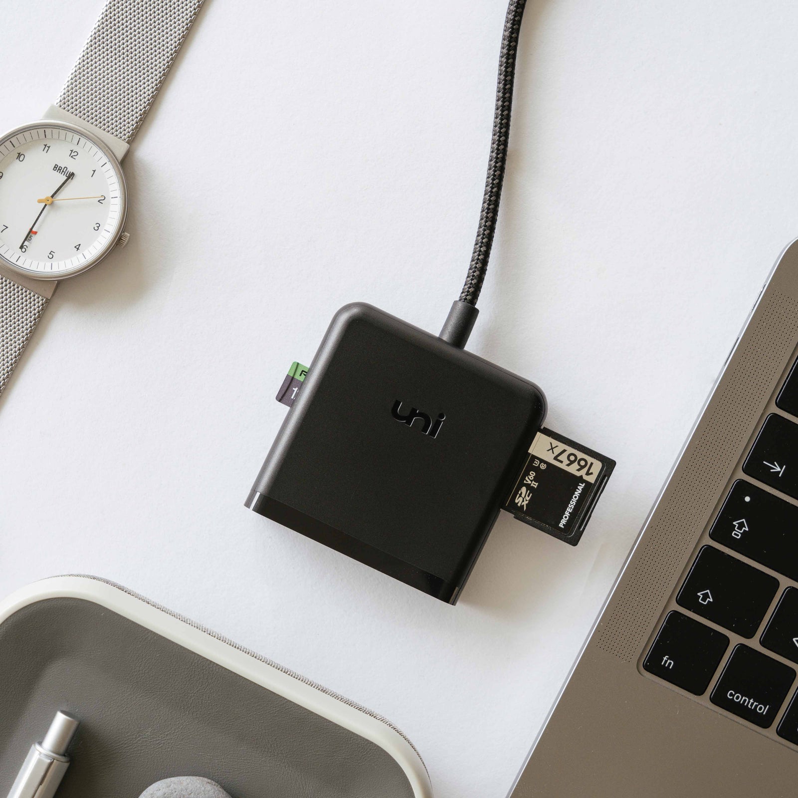 USB 4-in-1 Card Reader | SD/TF/MS/CF