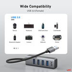 USB-A ハブ (4 in 1) | USB3.0