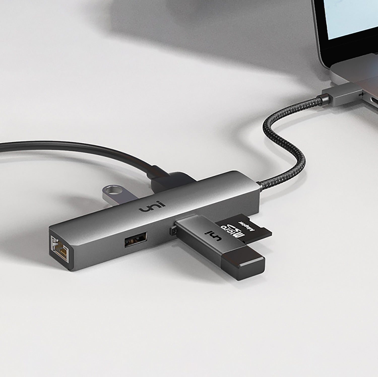 HUB Multifunzione On-The-Go USB-C™ e Lettore di Schede - LOGILINK - IADAP  USBC-MULTIOTG