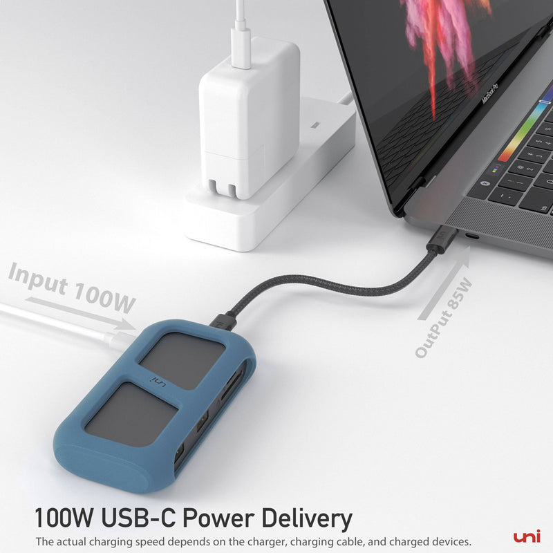 USB-C 8 in 1 ハブ | 取り外し可能なケーブル | ユニオンプロ