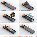 M.2 SSD Enclosure (Tool Free) How to use uni M.2 Enclosure