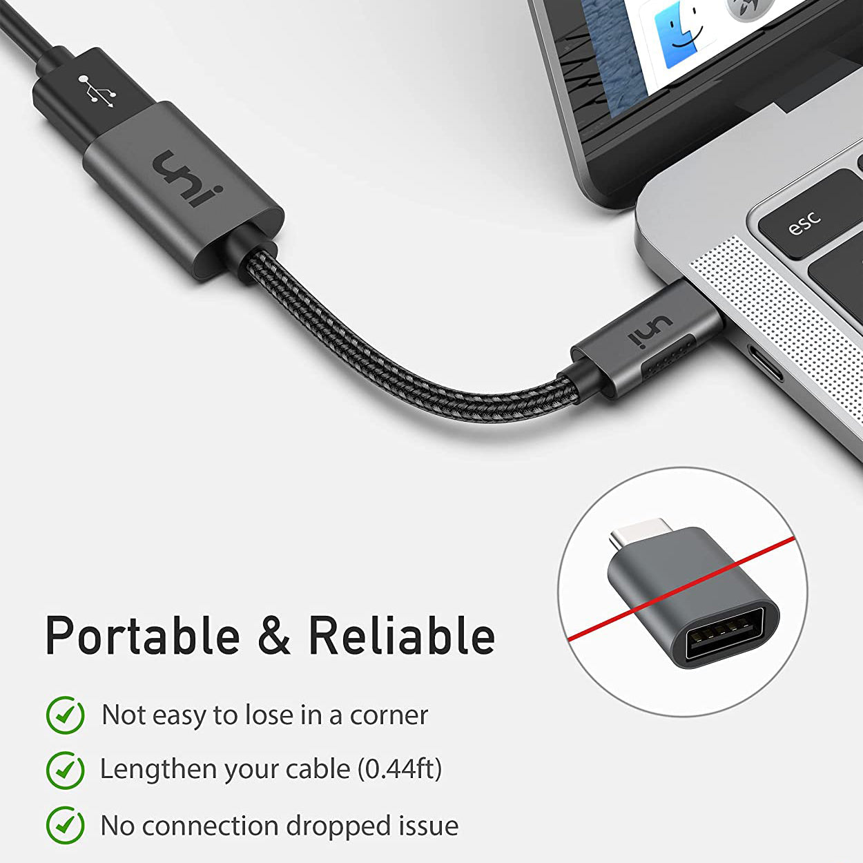 Long lasting USB Adapter | uni
