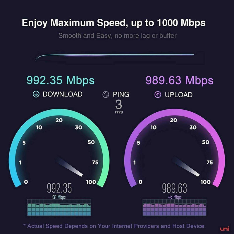 Ethernet Adapter which let you have Fast Internet Speed | uni