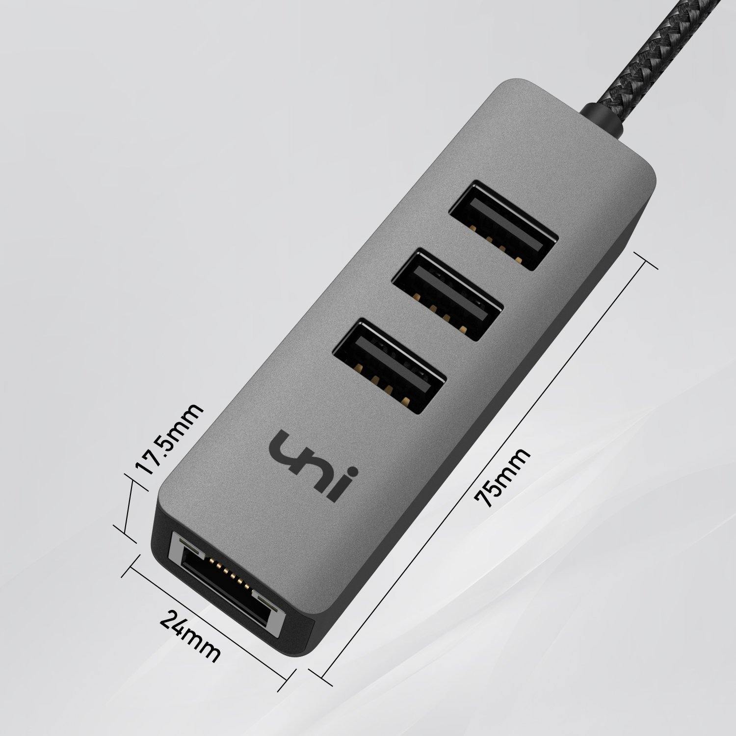 Hub USB Tipo C MW-F con 4 puertos, HUBS